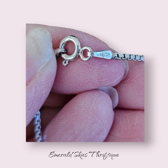 Beautiful vintage sterling necklace‎ - Picture 7 of 7